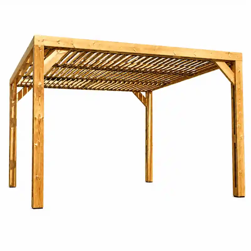 Pergola en Bois Thermochauffee THT 10,67 m2 Ventelles Toit, Foresta