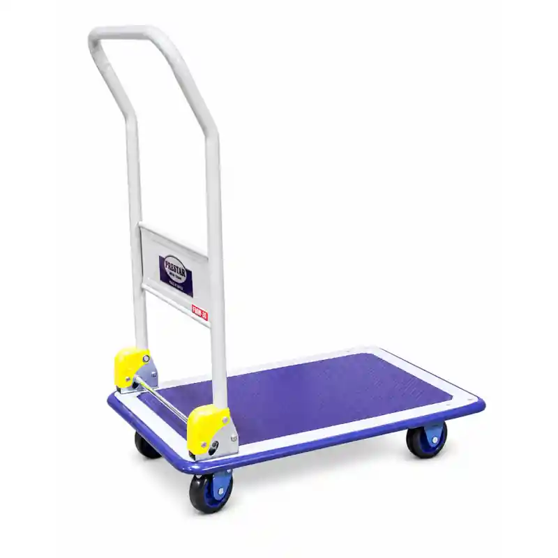 Chariot à dossier rabattable PRESTAR FIMM charge utile 200kg roues 100mm sans frein