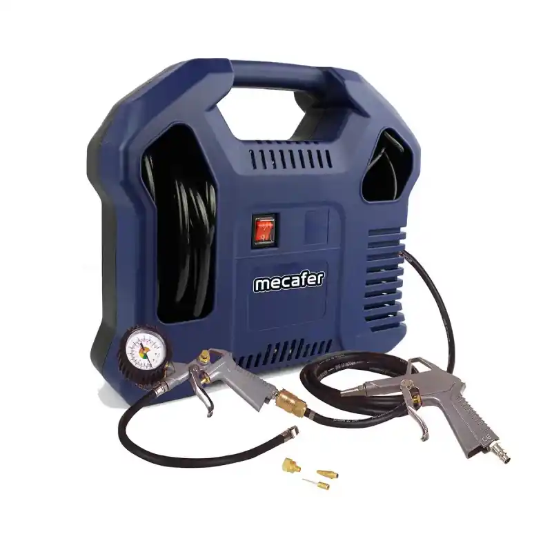 Compresseur Portable Sans Cuve 1.5 HP 8 bar Sonore 97 dB(A), Mecafer