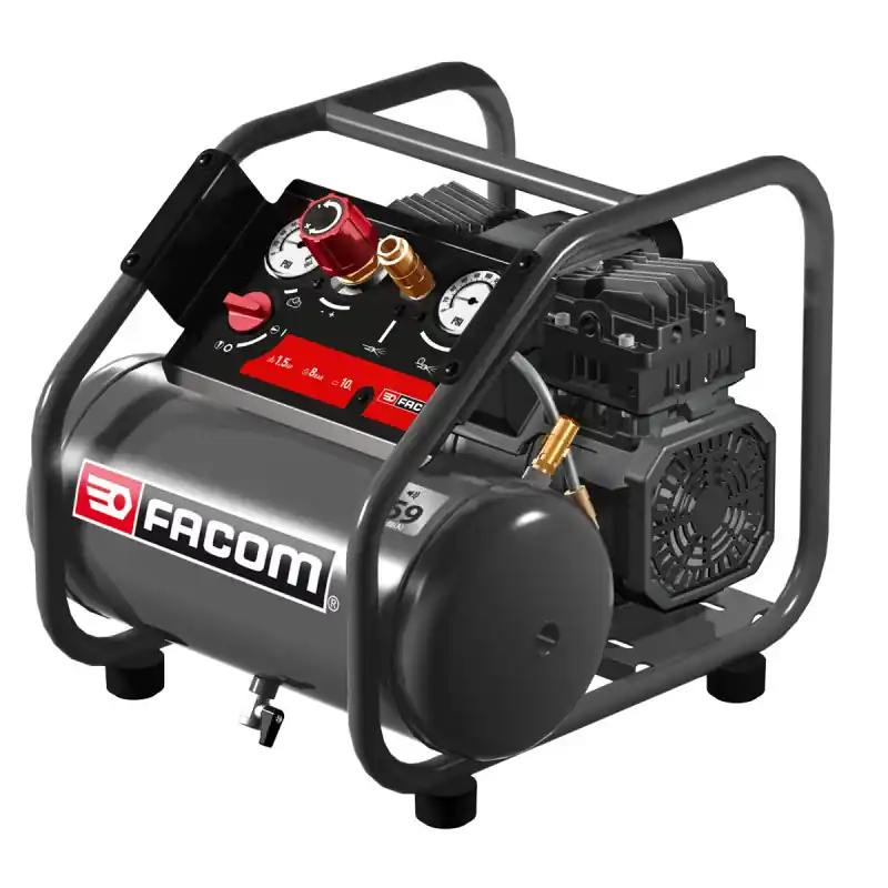 Compresseur Silencieux Portable FACOM Chantier 6 L 52 dB, Mecafer