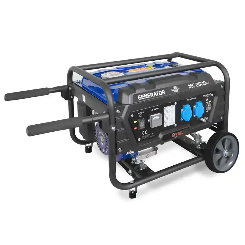 Groupe Electrogene Essence 2500W AVR Reservoir de 15 L 96 dB, Mecafer