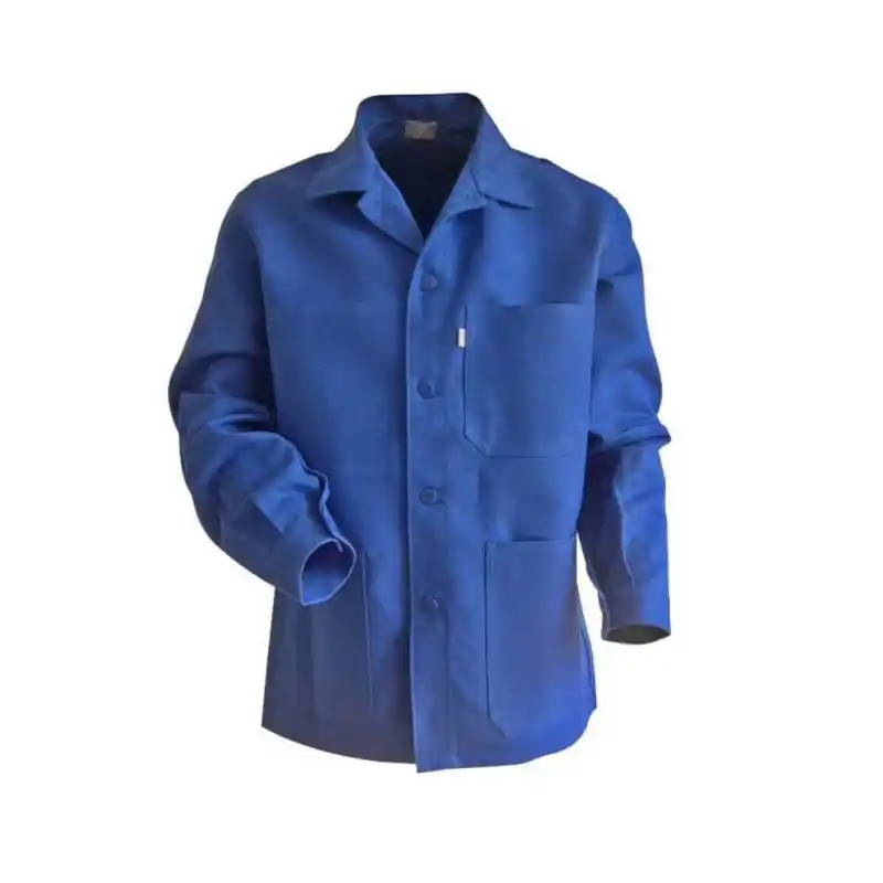 Veste de travail homme LMA PLANTOIR 100% coton taille 4 bleu bugatti