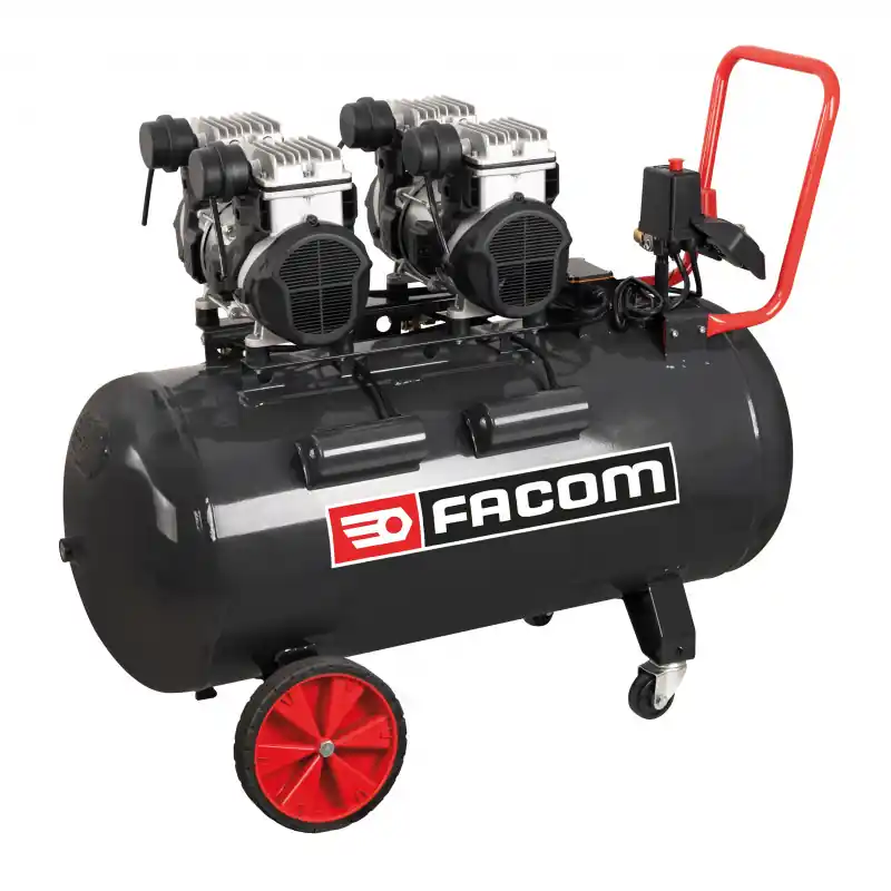 Compresseur Portable Compact Cuve Horizontale Electrique, Mecafer