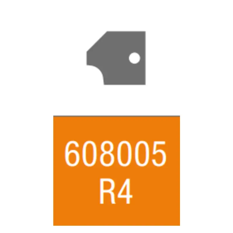 Couteau profilé R4mm. 608005