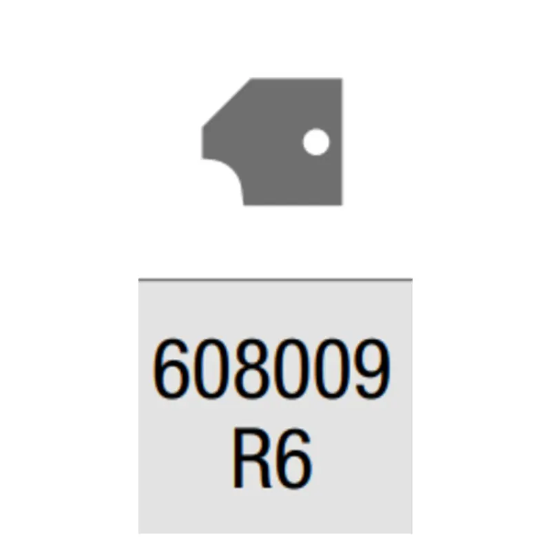 Couteau profilé R6mm 608009