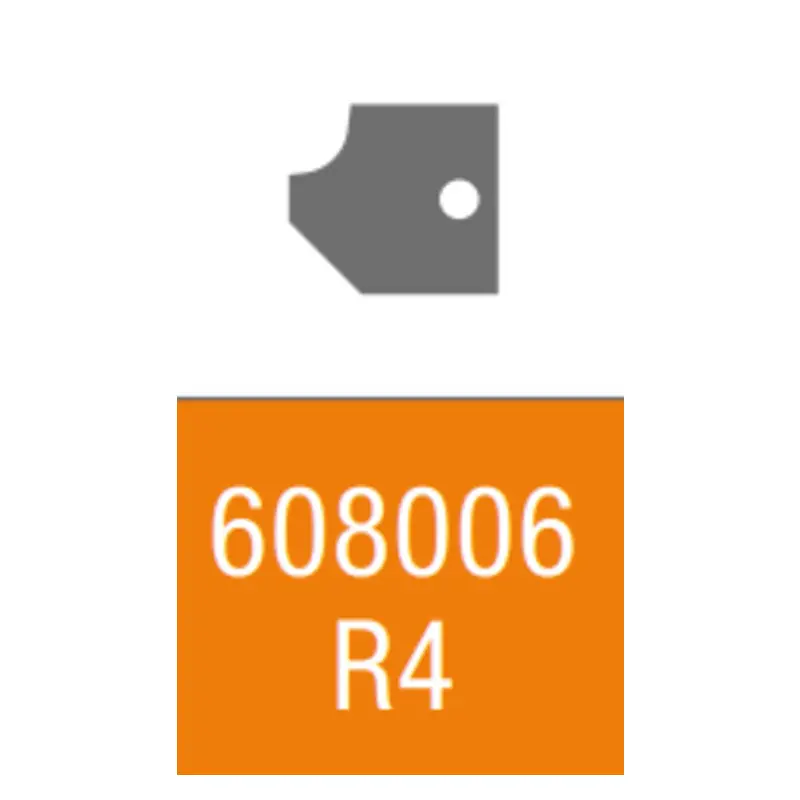 Couteau profilé R4mm 608006