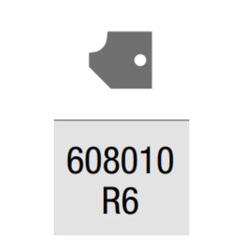 Couteau profilé R6mm 608010