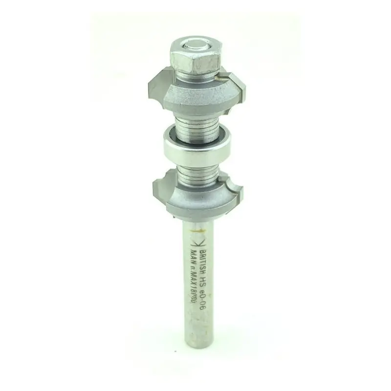 Double rounding over / chamfer bit adjustable R2.5 45° S8mm