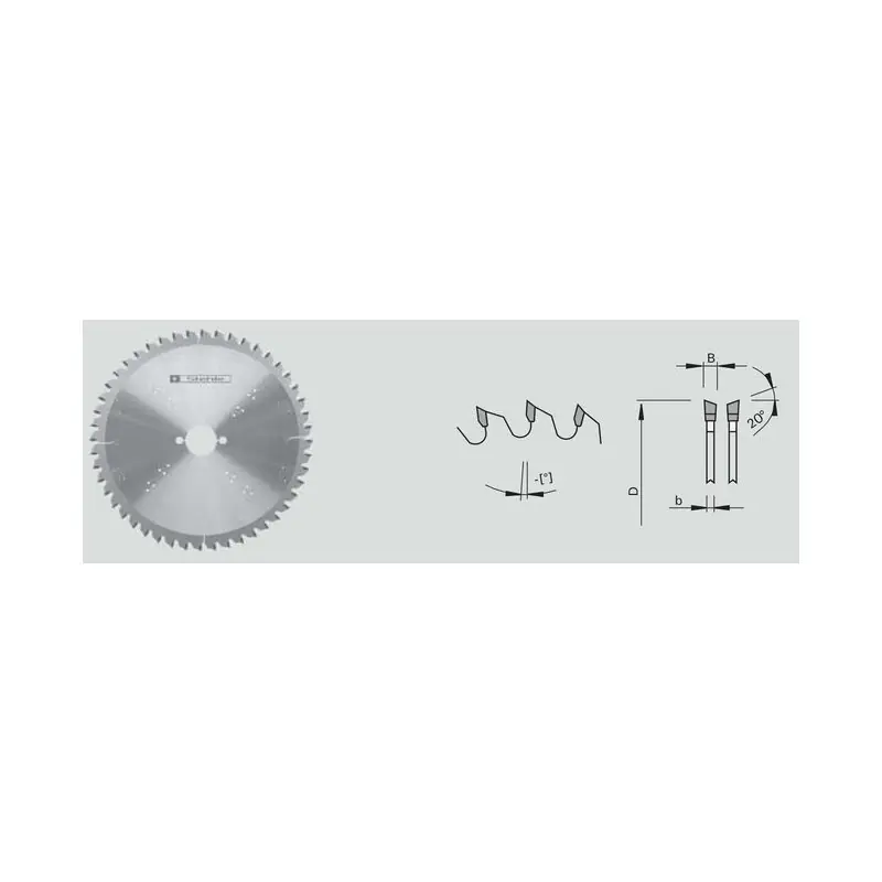 Clipping and Miter Saw Blade alternate bevel 260x2.5/1.8x30 Z60