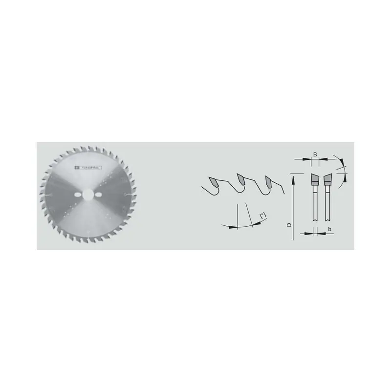 Portable finish cut saw blades HW - alternate top bevel 180 mm Z54