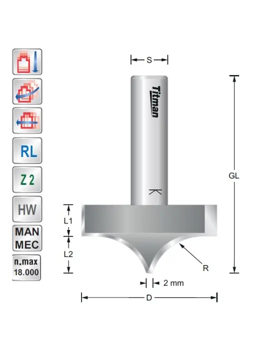 Barley twist cutter BTC3