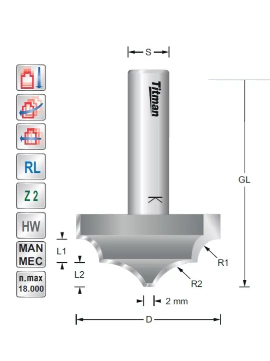 Barley twist cutter BTC4