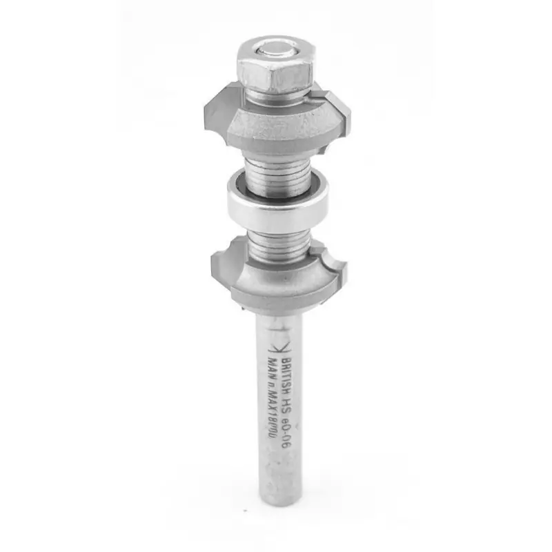 Double rounding over / chamfer bit adjustable D22 R2.5 45 degrees