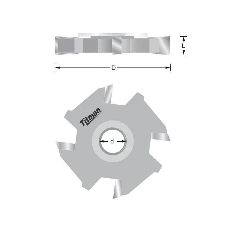 Groover 6mm with internal thread M12x1