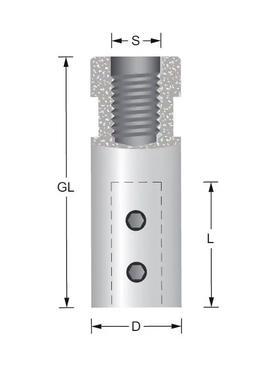 Drill chucks 10mm Righthand internal thread M10x1.5