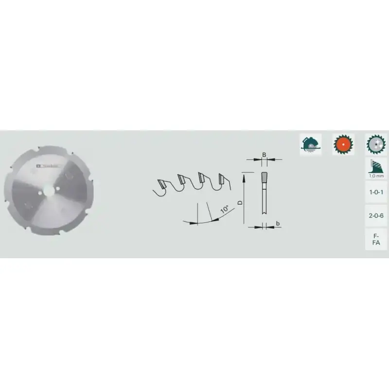 Lames de scie portatives DP 160 x 20 Z30