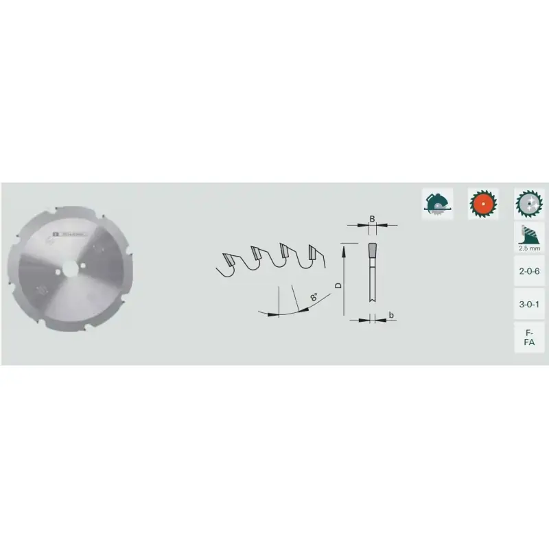 Lames de scie portatives DP 216 x 30 Z4