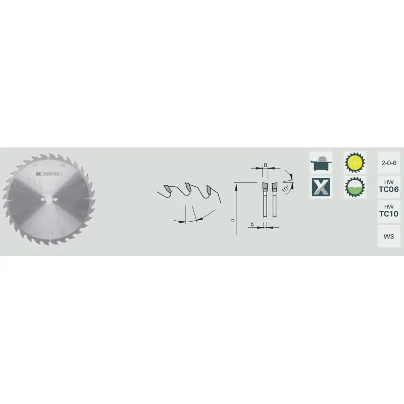 Stehle Lames de scie HW pour le débit 254x30 Z40