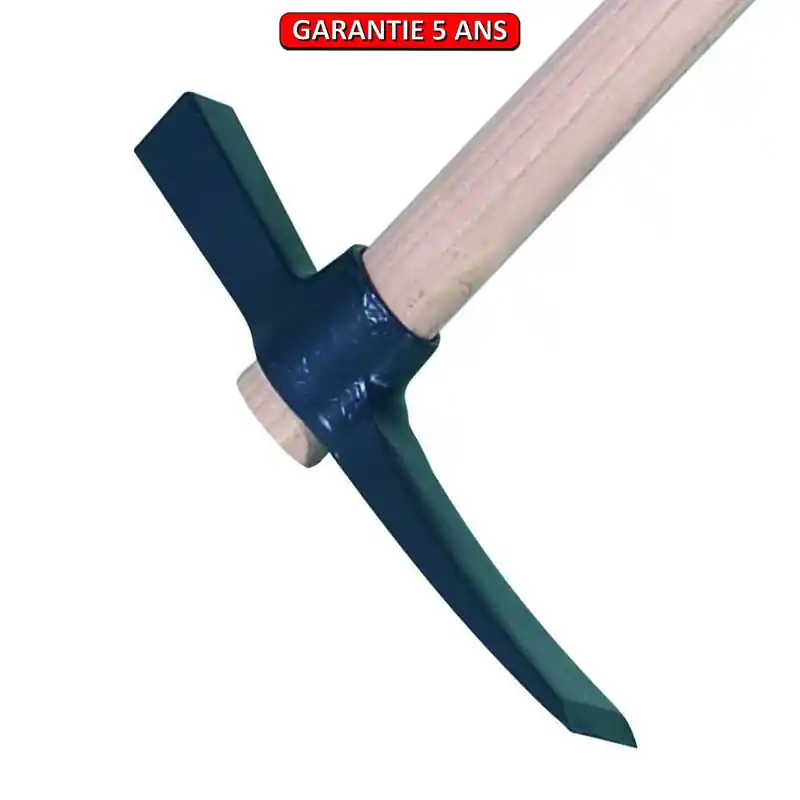 Martelette à brique. Emmanché droit 37. Outil à main de maçonnerie.