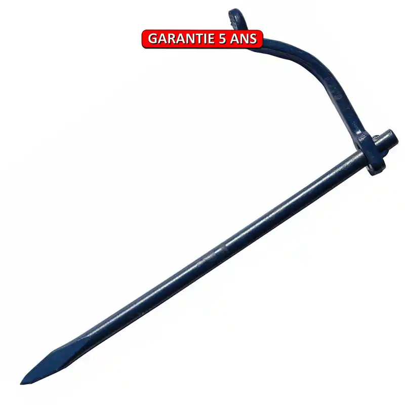 Chevillette standard ronde. 25 cm. Outil à main de maçonnerie.