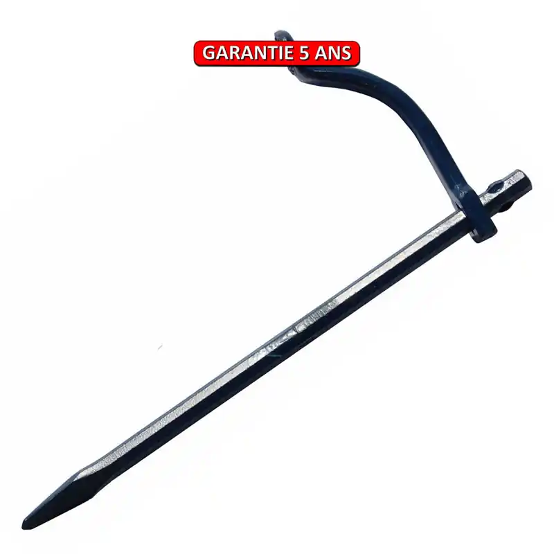 Chevillette pro octogonale, 25 cm. Outil à main pour le maçon et le bâtiment.