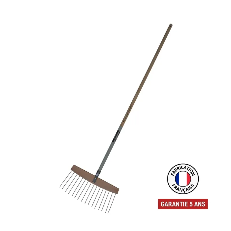 Silence, ça pousse ! – BALAI A FEUILLES ET GAZON « BOIS/ACIER » EM
