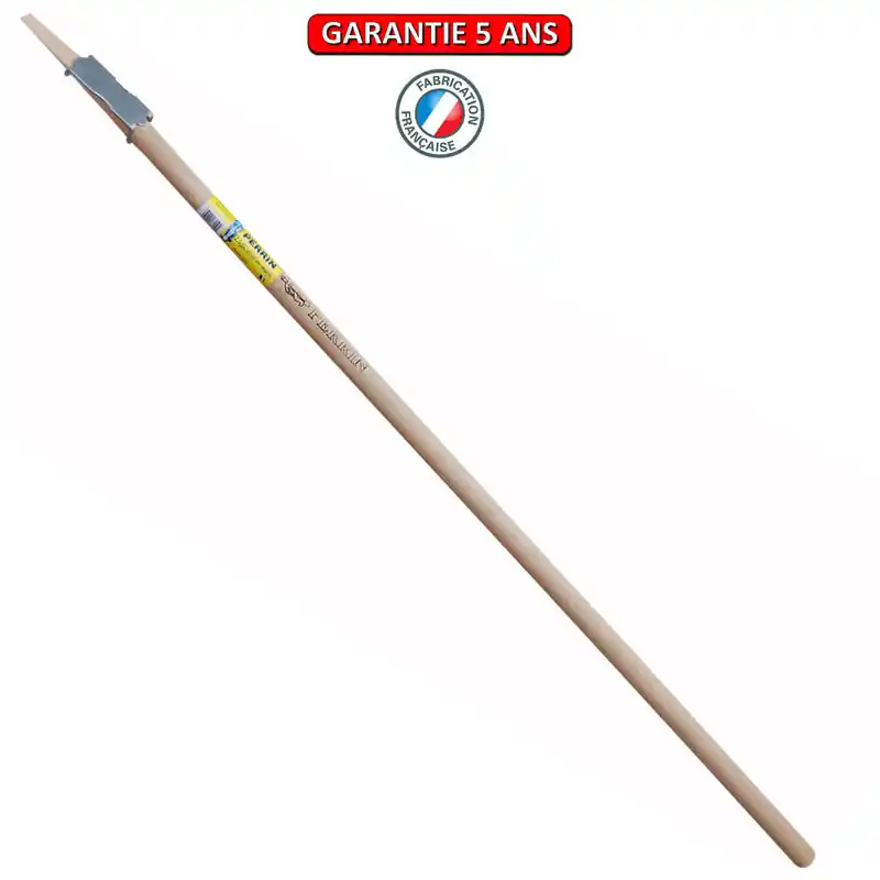 Manche droit 130 cm PEFC pour poussoirs en aluminium et poussoirs galva