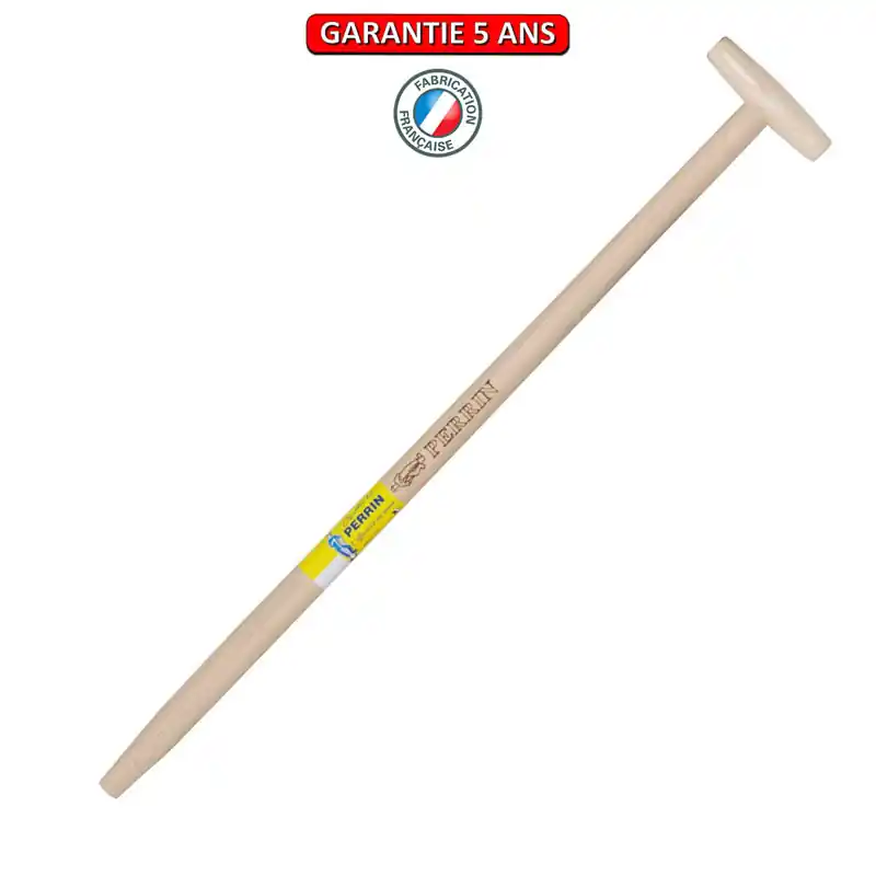 Manche béquille tournée bois. 0,95 mètre. PEFC