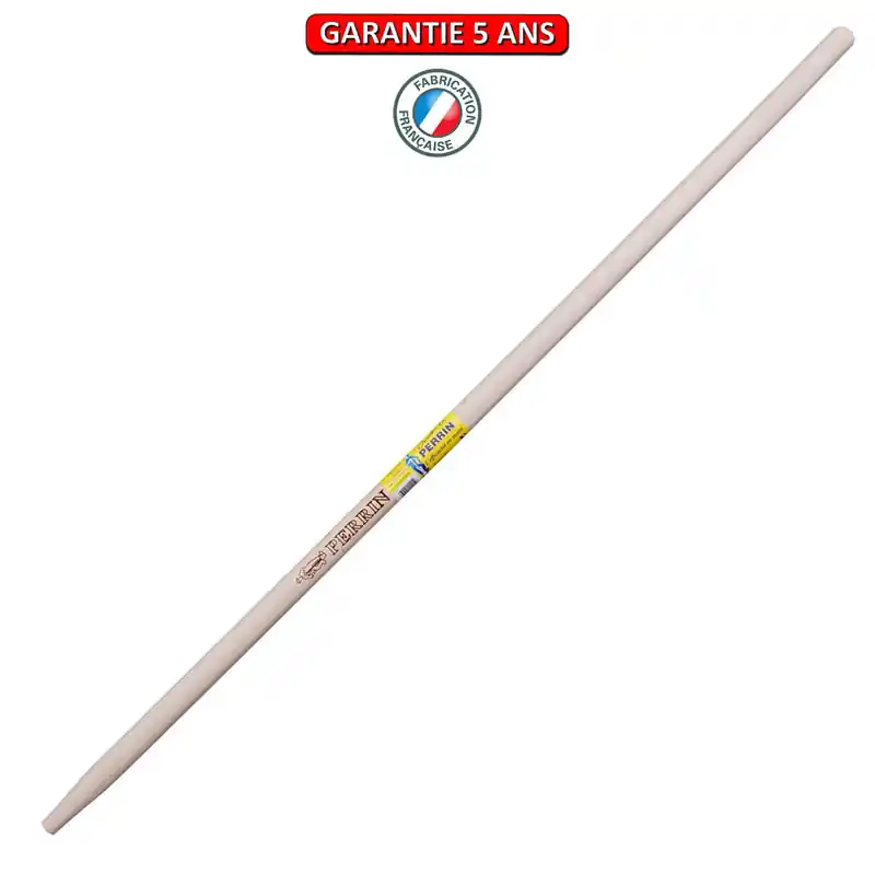 Manche bois droit. pour racloir cantonnier à douille forgée. 1,30 mètre. PEFC.