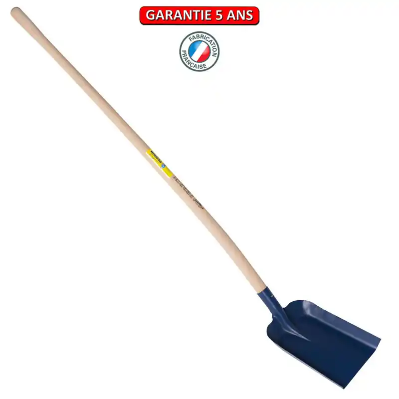Pelle Angoulême. Largeur de 23 cm. Emmanché cintré 135.