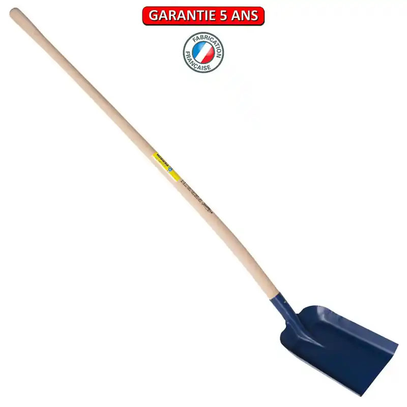 Pelle Angoulême. Largeur de 29 cm. Emmanché cintré 135.