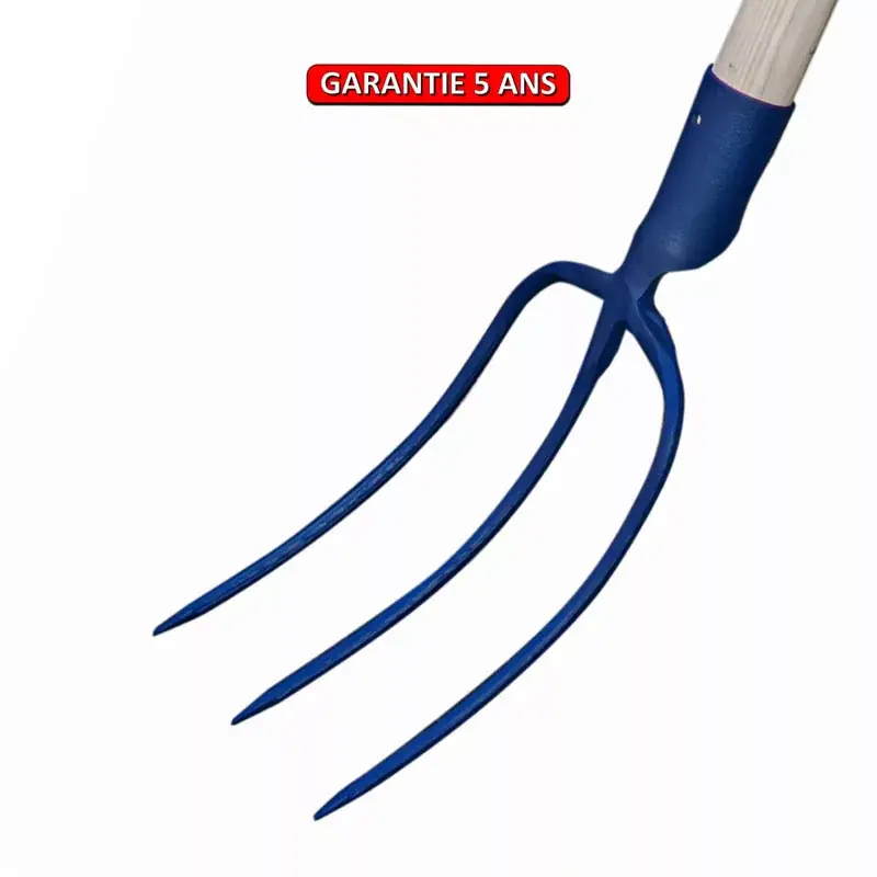 Fourche à balle, à douille, 3 dents 24 cm. Sans manche.