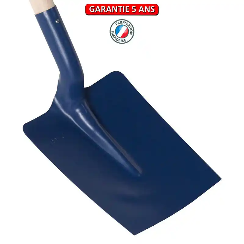 Pelle Saint-Etienne , carrée. Sans manche, 23 cm.