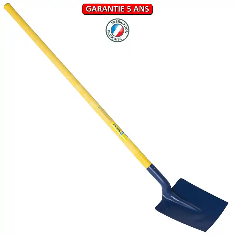 Pelle Saint Etienne carrée. Largeur de 23 cm. Emmanché composite tubé 115.