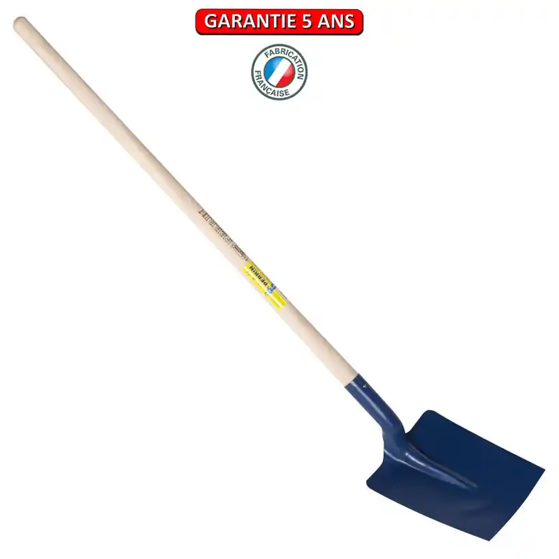 Pelle Saint-Etienne carrée. Emmanché 130. 25 cm.