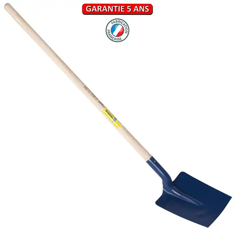 Pelle Saint Etienne carrée, 27 cm. Emmanché droit 110.