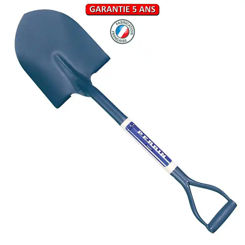 Pelle de bord. Emmanché poignée YD 62. Largeur de 21 cm.