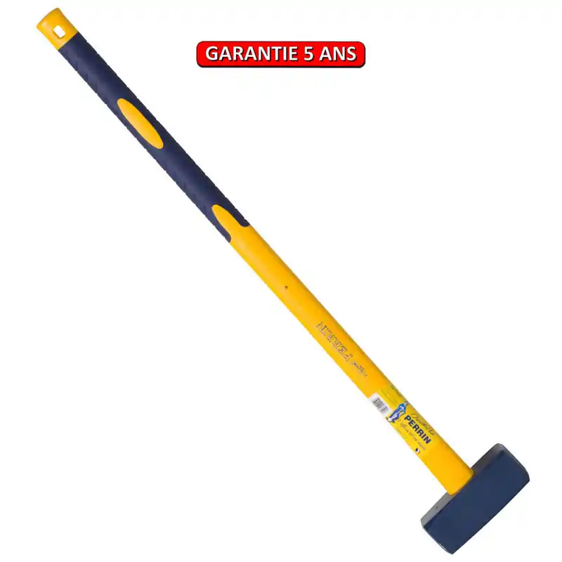 Masse couple 3 KG. Emmanché manche composite tri-matière.