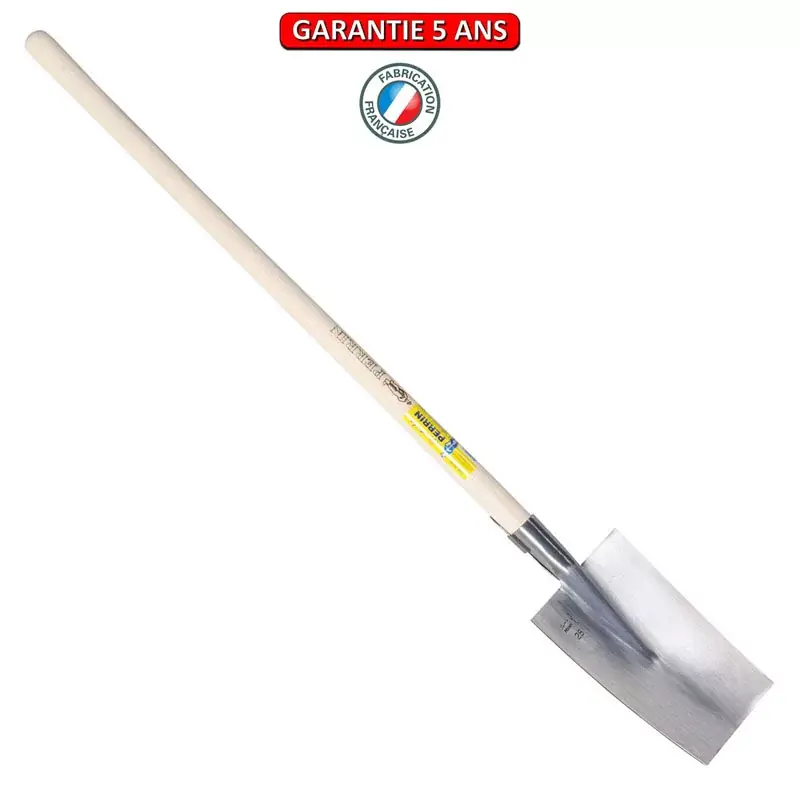 Louchet Senlis Poli. Emmanché pomme 105. Longueur du fer 24 cm.