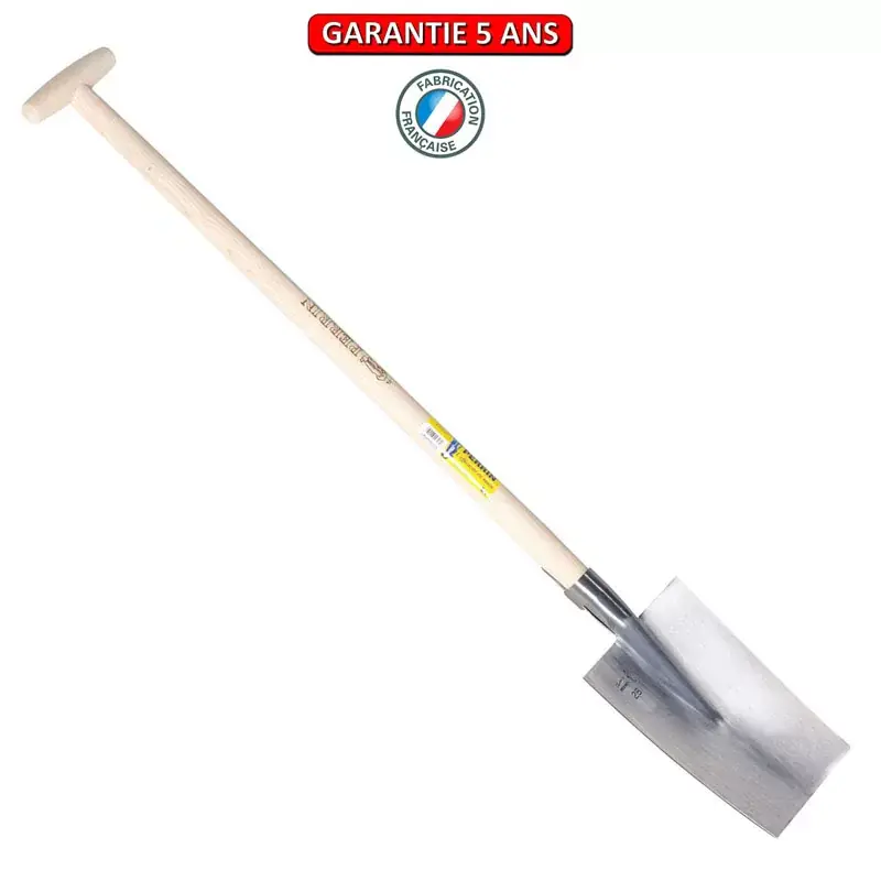Louchet Senlis Poli 24 cm. Emmanché béquille tournée 95.