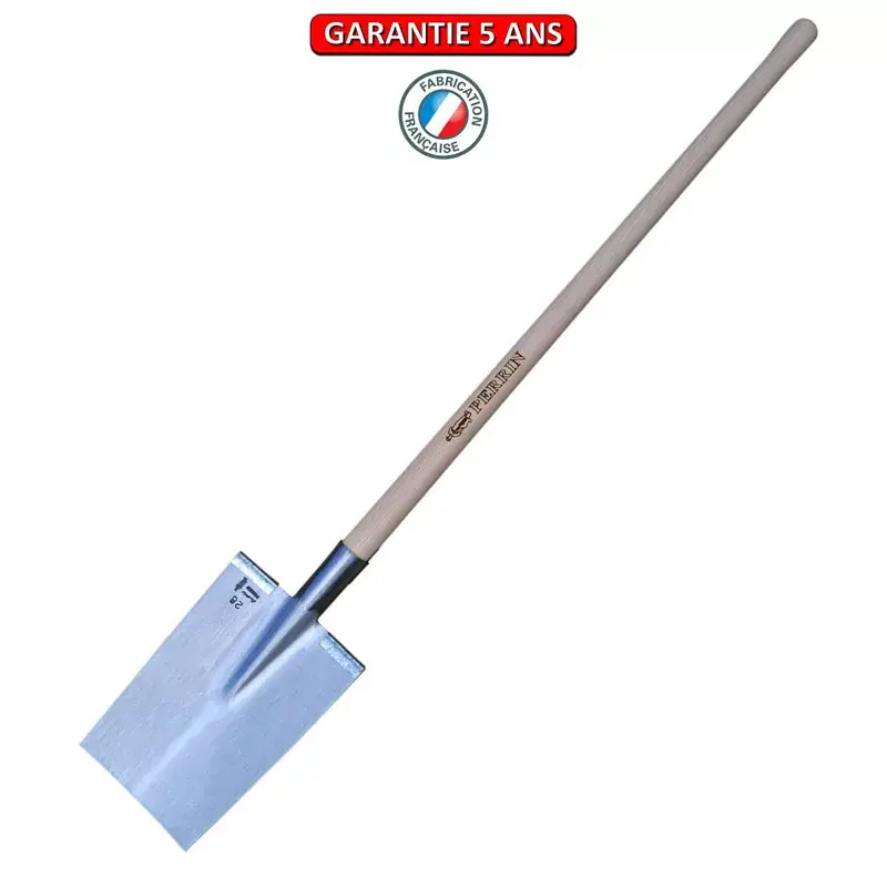 Louchet Senlis Poli. Emmanché pomme 105. Longueur du fer 28 cm.