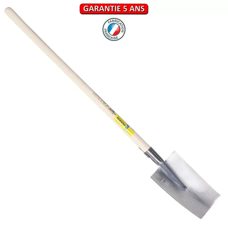 Louchet Senlis Poli. Emmanché pomme 105. Longueur du fer 26 cm.