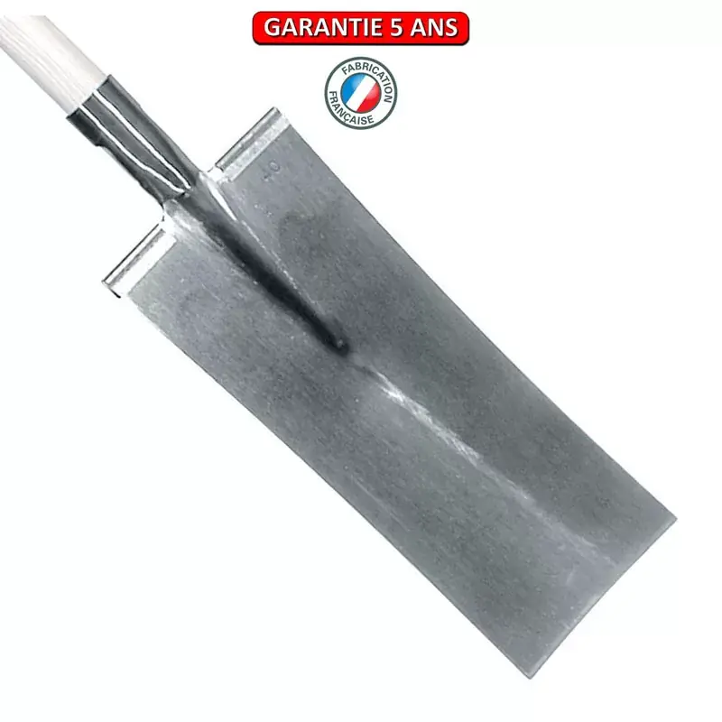 Louchet terrassier, à anneau. Sans manche. Longueur du fer 40 cm.