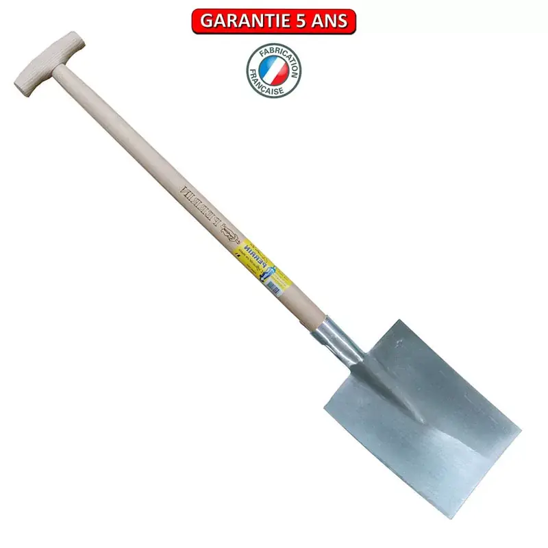 Louchet Bresse. Emmanché BF 80 Longueur de 30 cm. Outil à main de jardin.