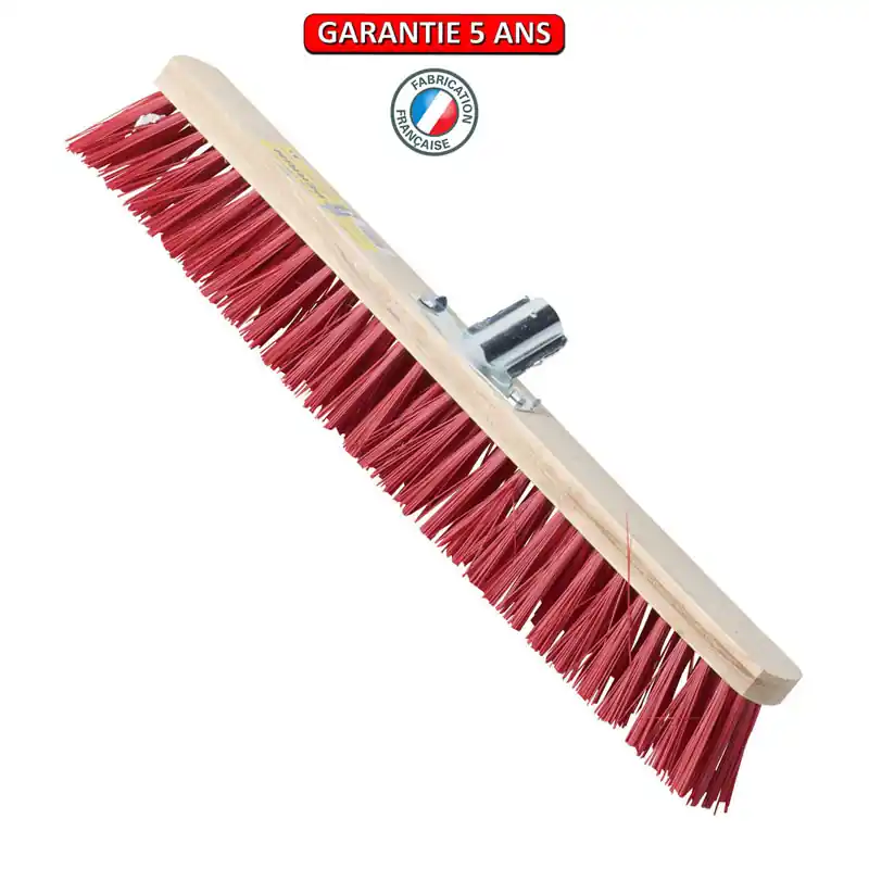 Balai de cantonnier, 80 cm. Emmanché bois 150.