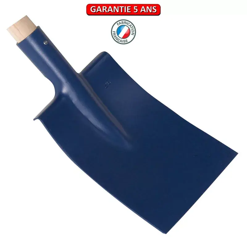 Bêche Nantes. Sans manche. Longueur du fer 28 cm.. Outil à main de jardin.