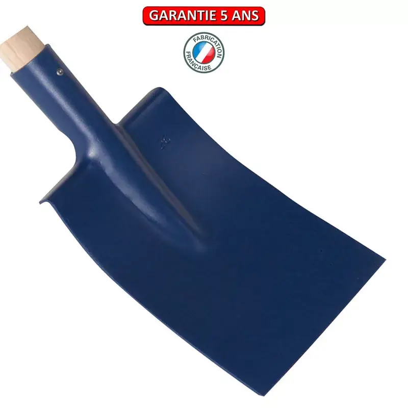 Bêche Nantes. Sans manche. Longueur du fer 30 cm. Outil à main de jardin.