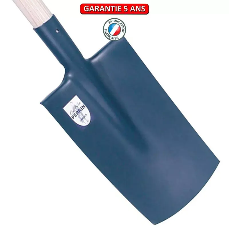 Bêche standard. Sans manche. Longueur de 28 cm. Outil à main de jardin.