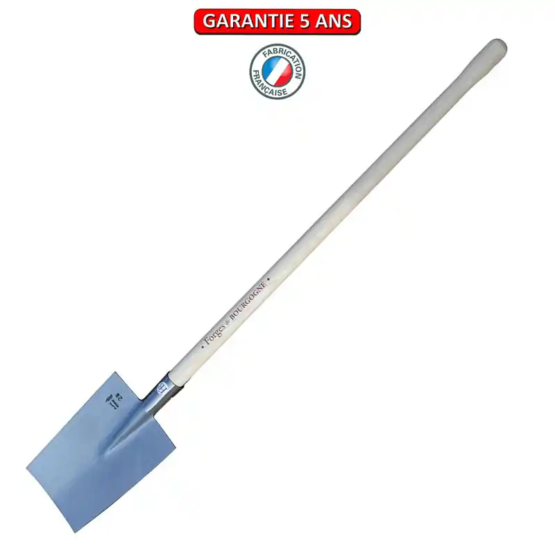 Louchet Senlis. Emmanché droit 105. Longueur du fer 28 cm.