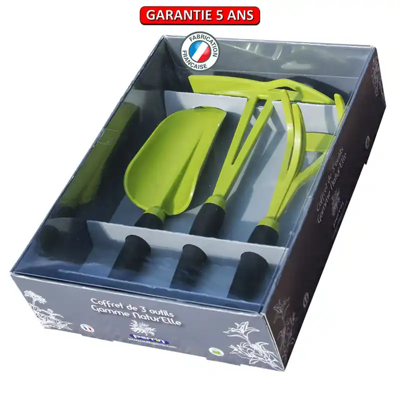 Outil nylon fibre de verre incassable coffret 3 outils vert kiwi